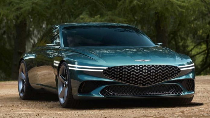The Genesis X concept previews stylish luxury sedan