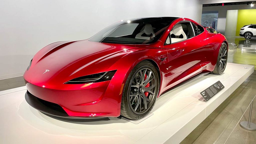 Tesla Roadster kept into the Petersen Museum Tomorrow