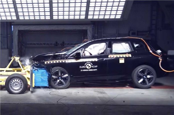 2022 BMW iX EV SUV scores 5 stars in Euro NCAP crash test
