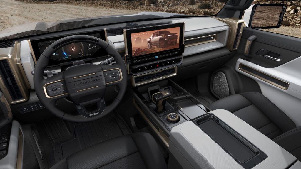 2022 GMC Hummer EV interior