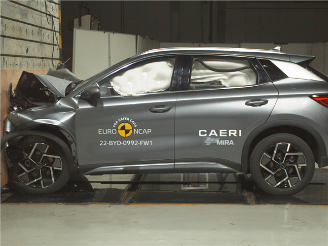 BYD Atto 3 SUV scores 5 stars in Euro NCAP crash tests