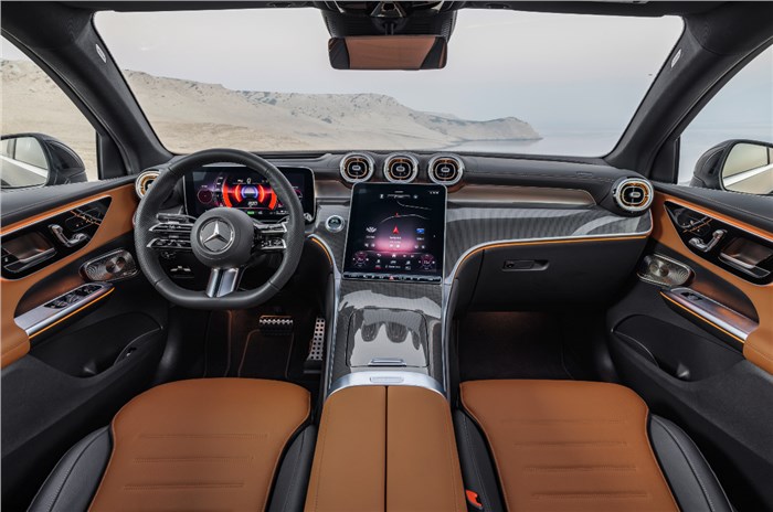 Mercedes Benz GLC Coupe interior